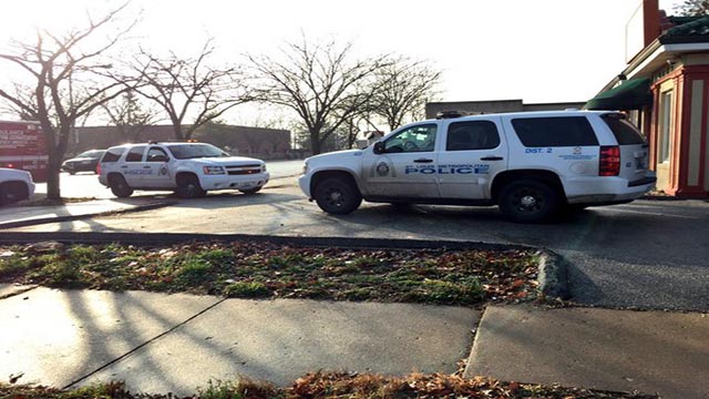 Just after 9 a.m. News 4’s Justin Andrews was at the location on Grand when he saw a police presence and noticed a window to the building was damaged