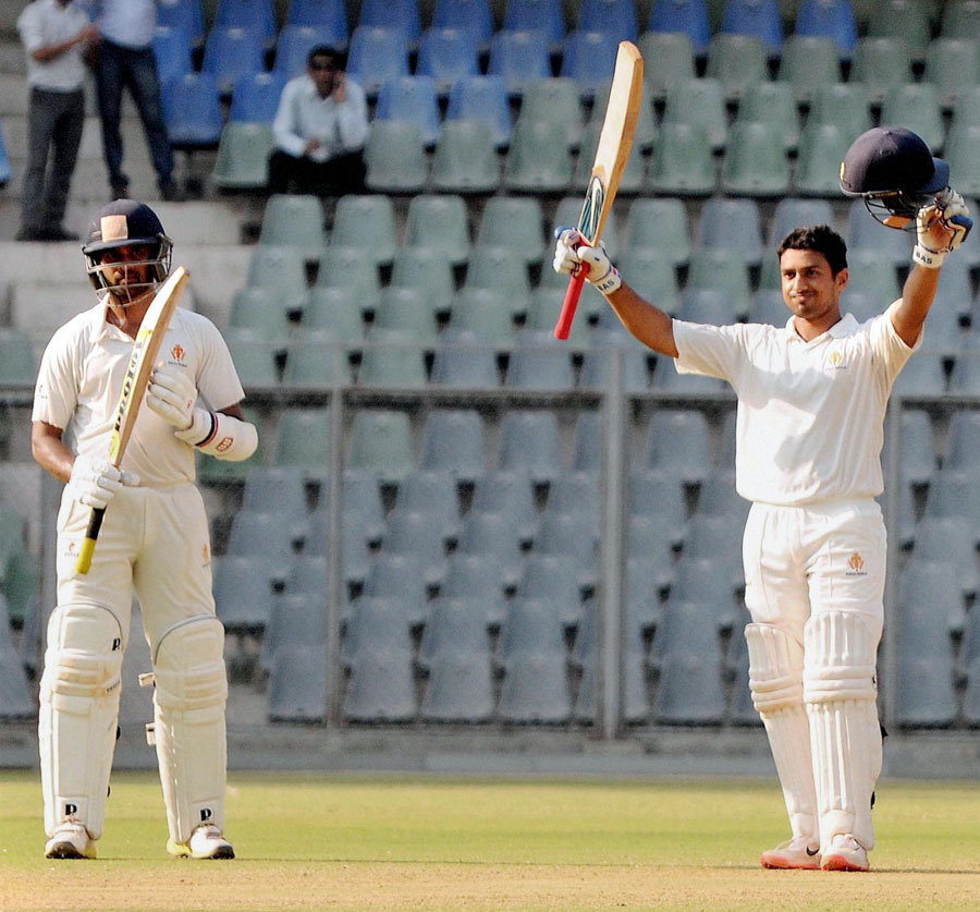 Karun Nair is the first No. 6 to make a triple-century in first-class cricket