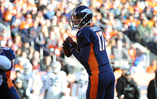 Denver Broncos quarterback Brock Osweiler