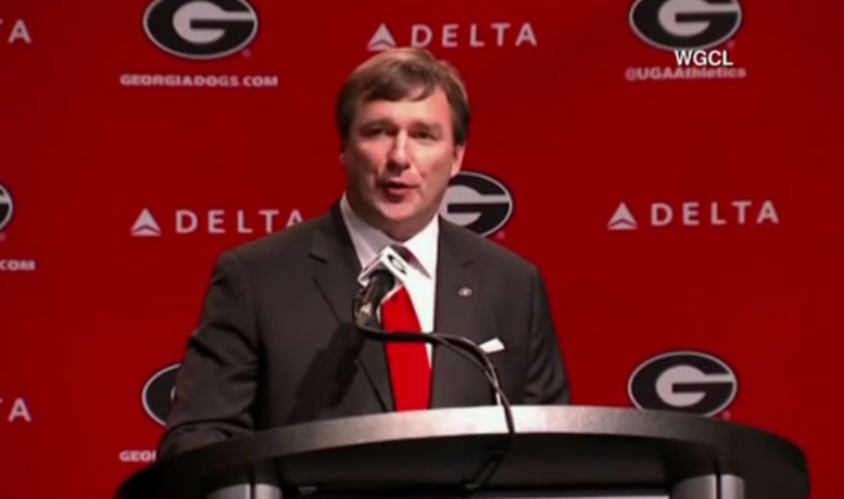 Kirby Smart new head coach of the University of Georgia football team