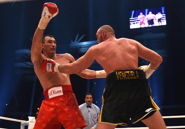 Klitschko and Fury will battle again in 2016.                    Getty