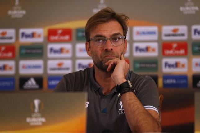 Football Soccer- Liverpool Press Conference- Fairmont Le Montreux Palace Montreux Switzerland- 9/12/15Liverpool manager Jurgen Klopp during the press conference Action Images via Reuters  Lee SmithLivepic