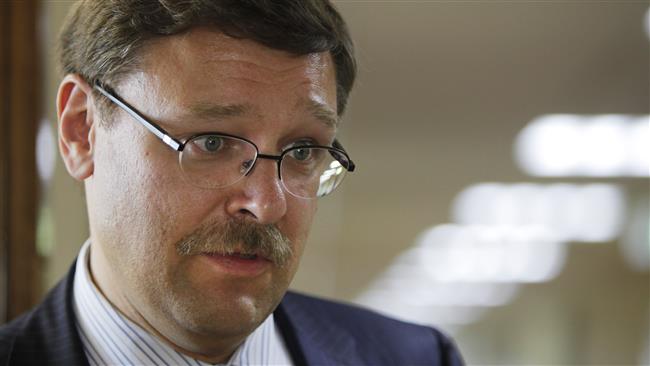 Konstantin Kosachev the chairman of the foreign affairs committee of the Federation Council the upper house of Russian parliament