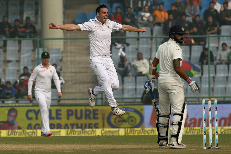 Kyle Abbott had M Vijay caught off a no ball