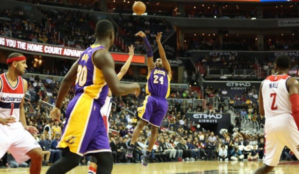 Kobe Bryant Lakers vs Wizards