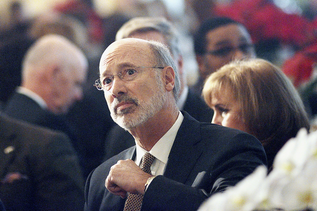 20151203lrgovernorwolf03-8 Gov. Tom Wolf reiterated Monday that he would not support a stopgap spending plan to pass the state budget