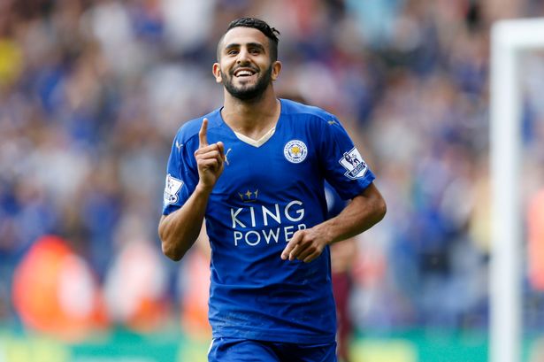 Leicester City's Riyad Mahrez