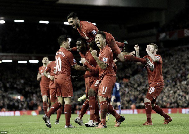 Liverpool 1-0 Leicester City Benteke grabs winner as Reds defeat high-flying Foxes