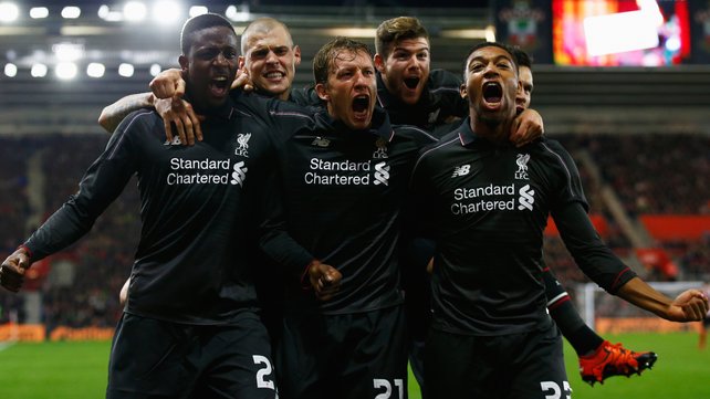 Liverpool thrashed Southampton 6-1 in their quarter-final