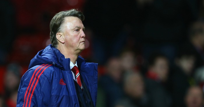 Louis van Gaal Manager under pressure from some fans