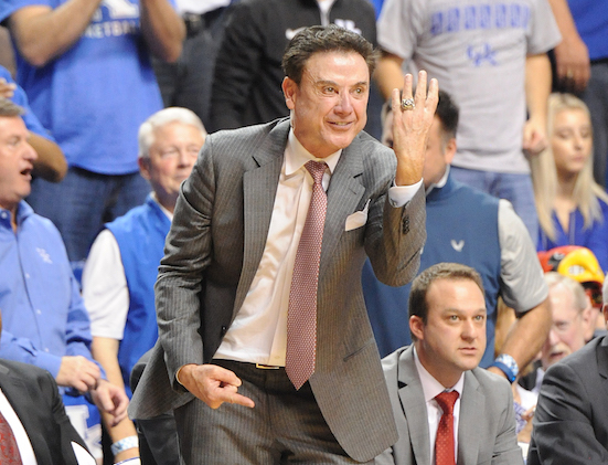 Louisville coach Rick Pitino and the Cardinals open ACC play Sunday against Wake Forest