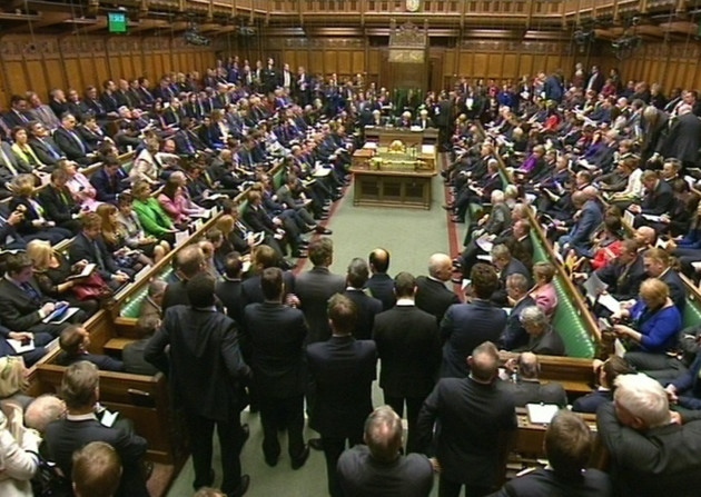 MPs gather in the House of Commons for a debate on extending the bombing campaign against Islamic State to Syria