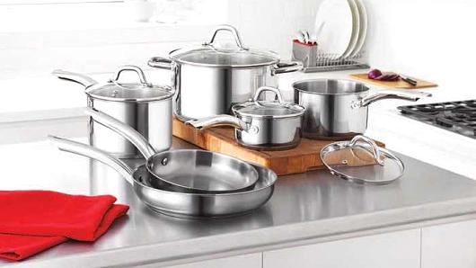 Macy's is recalling Martha Stewart's stainless steel cookware as the metal discs that cover the frying pan’s rivets can pop off and hit consumers posing an injury hazard