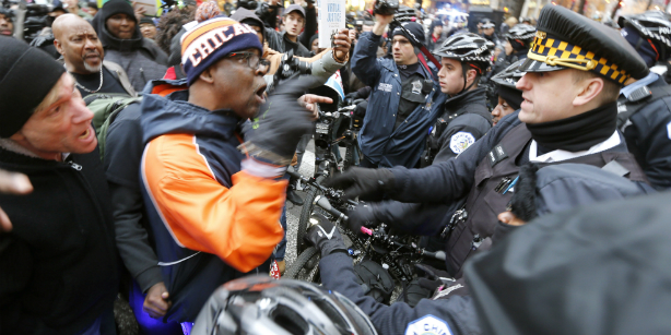 Black Christmas’ protesters say Chicago mayor must