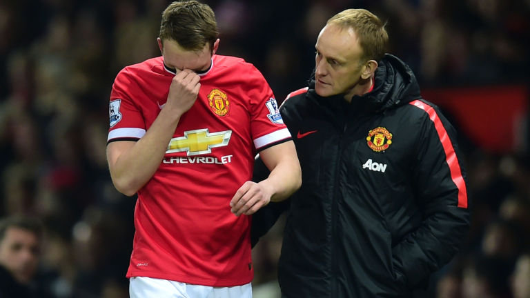 Man Utd's Phil Jones has spent 204 days out since the start of 2014/15