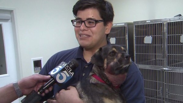 Enrique Marquez is being charged on multiple counts including providing material support for terrorism. KTLA interviewed him earlier this year when he saved a friend's dog that had been bitten by a rattlesnake