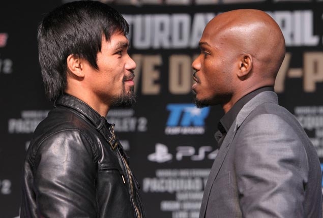 Manny Pacquiao Tim Bradley meet again as long time rivals complete trilogy with April 9 bout