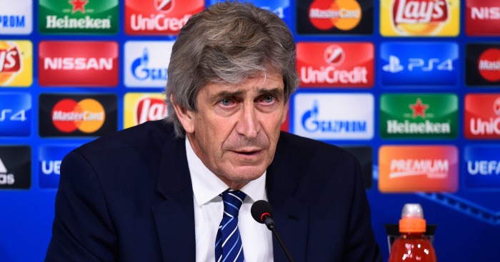 Manuel Pellegrini Wants Man City to return to form against Monchengladbach