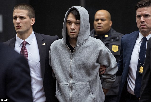 Disgraced ex-pharmaceutical CEO Martin Shkreli claims he has been targeted by legal authorities because of his much-hated drug price hikes