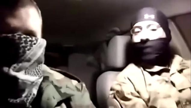 Two men state their intentions to visit a Minneapolis protest site in a white supremacist video recorded Nov. 19