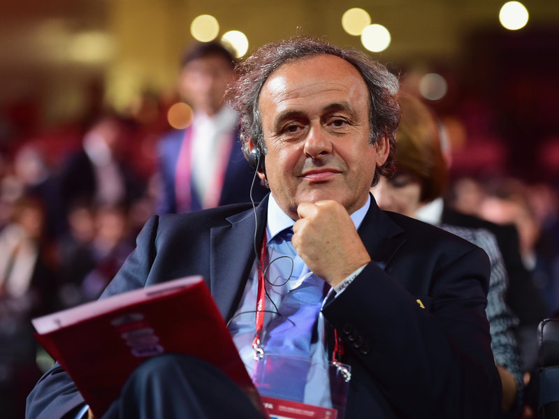 Michel Platini Banned from football