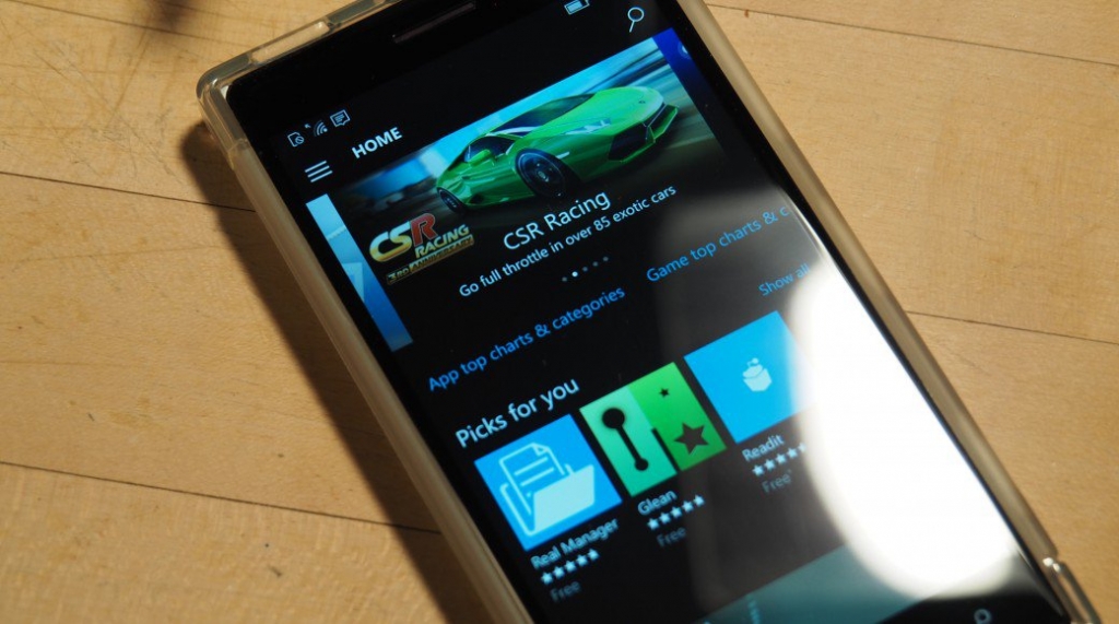 Windows 10 Mobile Store Update