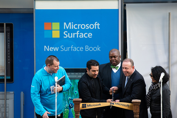 Microsoft Opens Flagship Store On New York's Fifth Avenue