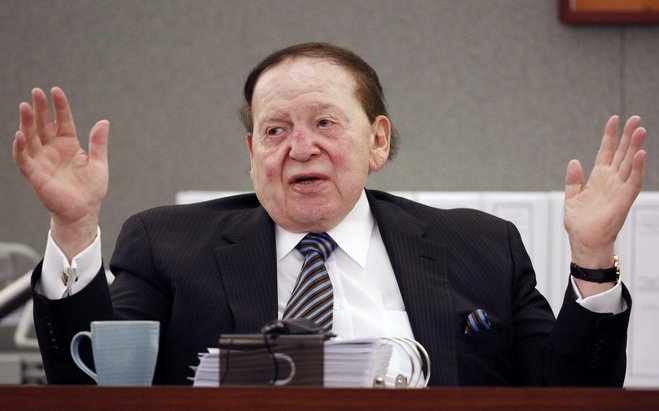 Billionaire casino owner Sheldon Adelson did not initially disclose the purchase