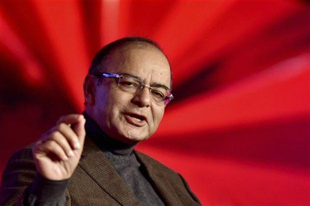 Finance minister Arun Jaitley at Agenda Aaj Tak in New Delhi on Saturday