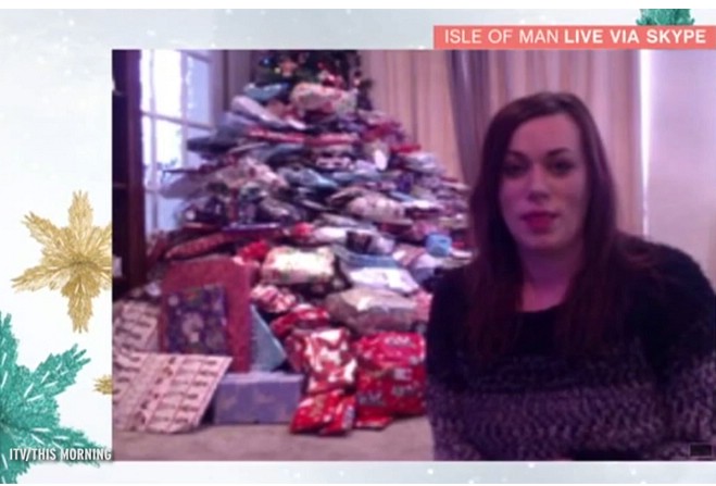 Mother defends spending £1500 on 300 Christmas presents for her family