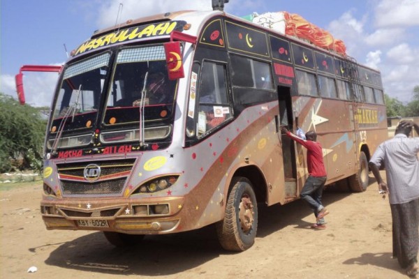 Muslim passengers defended Christian passengers when members of the al Shabab militant group attempted an attack on December 21. Above rescue workers walk near a Nairobi-bound bus that was ambushed outside Mandera town near Kenya's border with Somalia