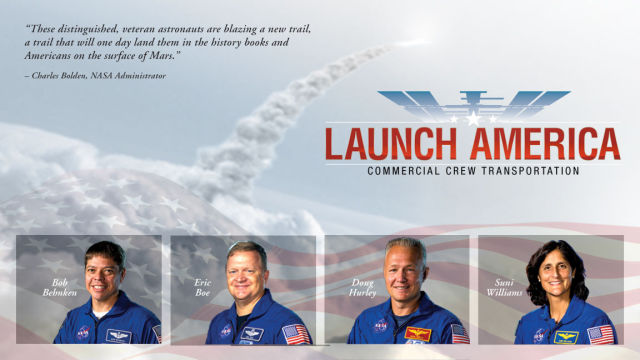 NASA's commercial crew program and its first four astronauts were big winners in the agency's final