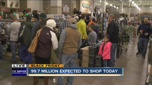 Nearly 100 million people are expected to flock to the stores to take advantage of sales and start their holiday shopping                      KMGH