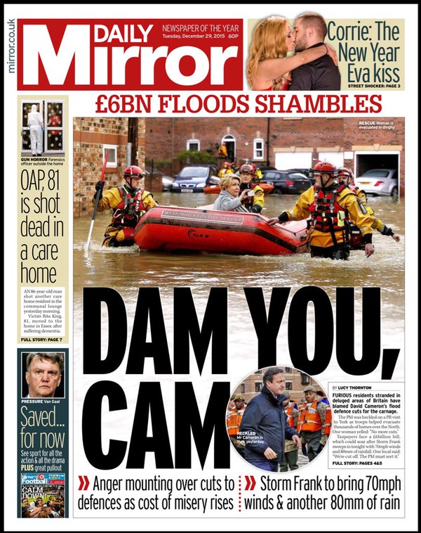 MIRROR Dam you Cam #tomorrowspaperstoday #bbcpapers