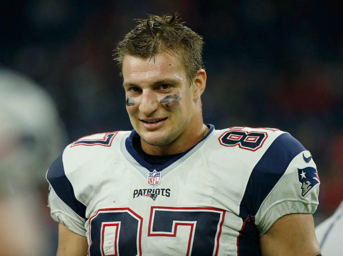 New England Patriots tight end Rob Gronkowski