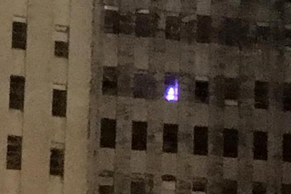 Social media asks: What's that light coming from window at Charity Hospital?