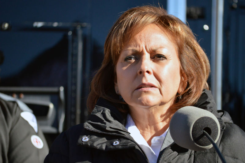 Listen to the Governor of New Mexico Defend Her Hotel Pizza Party To Cops