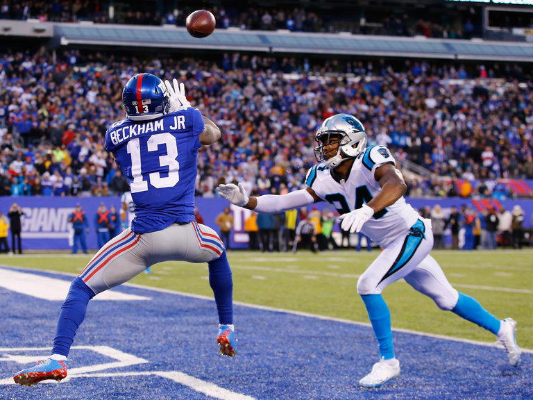 Odell Beckham Jr and Josh Norman had a running battle on Sunday