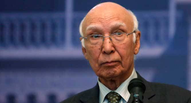 Don’t expect much from Indo Pak talks in January Sartaj