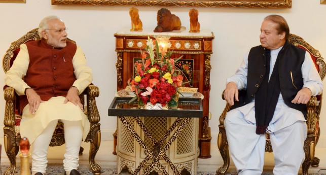 Prime minister Narendra Modi and Pakistani premier Nawaz Sharif