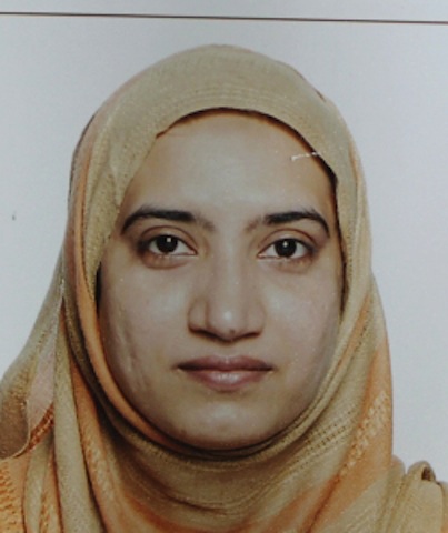 FBI shows Tashfeen Malik. Malik and her husband Syed Farook died in a fierce gunbattle with authorities several hours after their commando-style assault on a gathering of Farook's colleagues from San Bernardino Calif