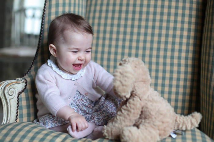 Palace releases photos of 6-month-old Princess Charlotte