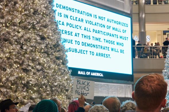 Black Lives Matter protest disrupts Mall of America, MSP airport