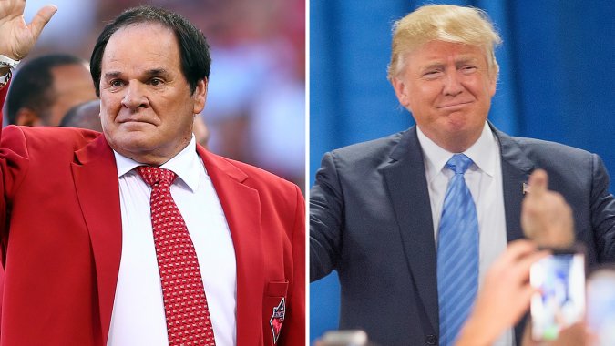 Pete Rose and Donald Trump