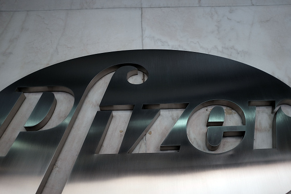 The Pfizer headquarters in New York City stands in the heart of Manhattans business district