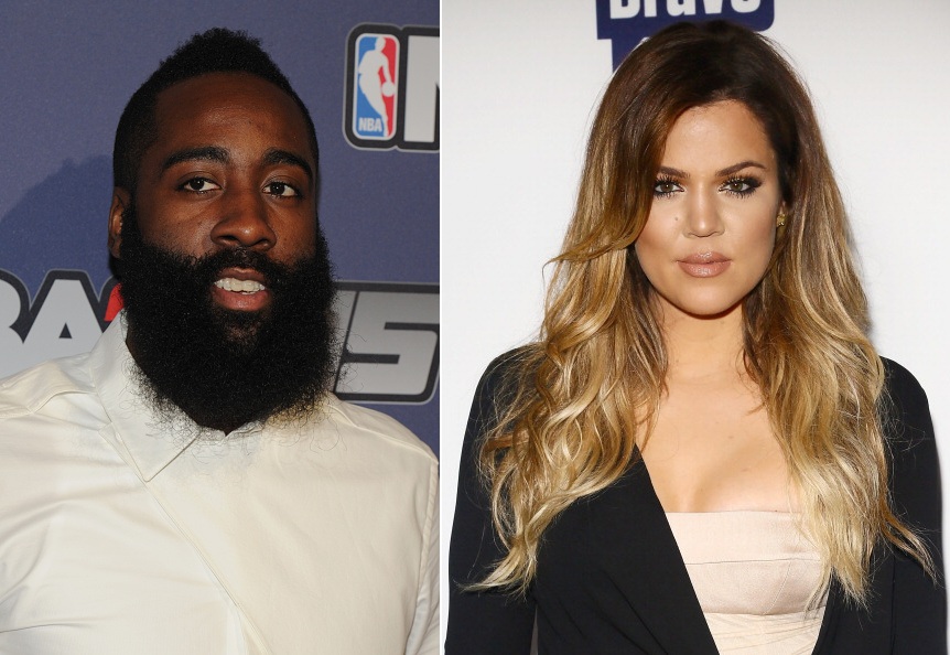 James Harden and Khloe Kardashian