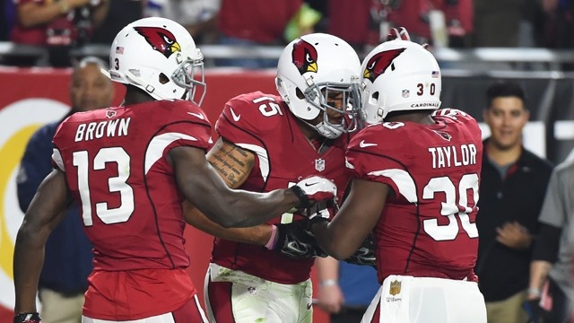 Arizona Cardinals celebrate touchdown