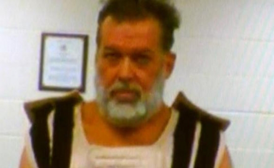 Accused Planned Parenthood gunman Robert Lewis Dear appears in court by video link from jail in Colorado Springs Colorado on Nov. 30