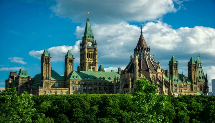 Prime Minister Justin Trudeau gave his first Speech from the Throne on Parliament Hill in Ottawa Canada