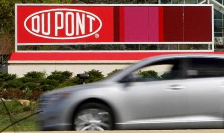 The Dupont logo was seen on a sign at the Dupont Chestnut Run Plaza facility near Wilmington Del. earlier this year